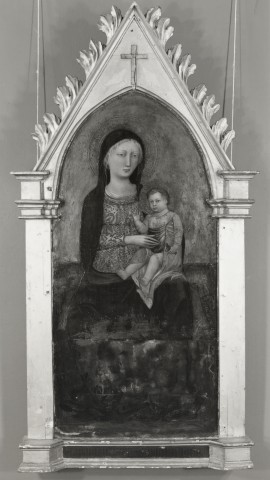 Fotocommissie Rijksmuseum Amsterdam — Pseudo Ambrogio di Baldese, Maria met Kind — insieme
